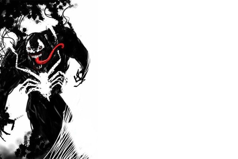 Venom Marvel Comics symbiote costume fan art white background Eddie Brock Symbiote  wallpaper | 1920x1080 | 240051 | WallpaperUP