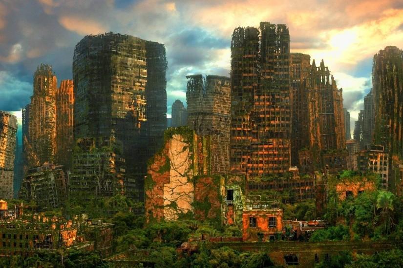 City After The Apocalypse Wallpaper ...