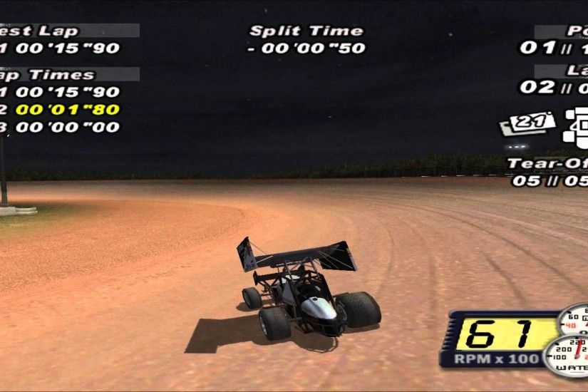 World Of Outlaws Sprint Cars 2002 Gameplay (PC)