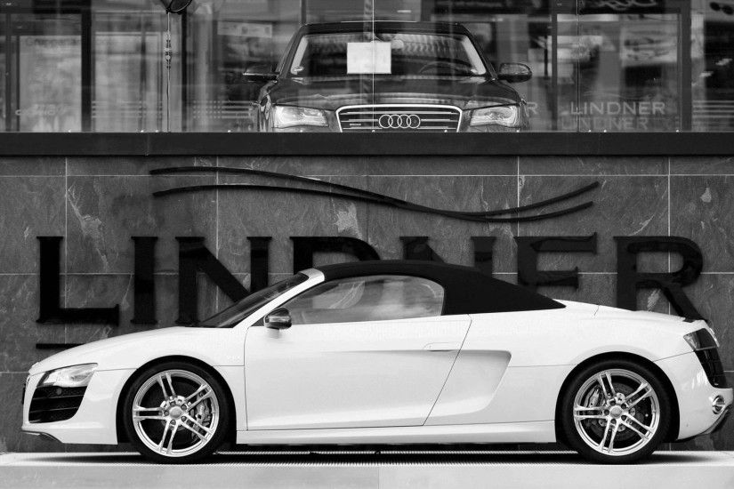 Audi R8 Convertible White