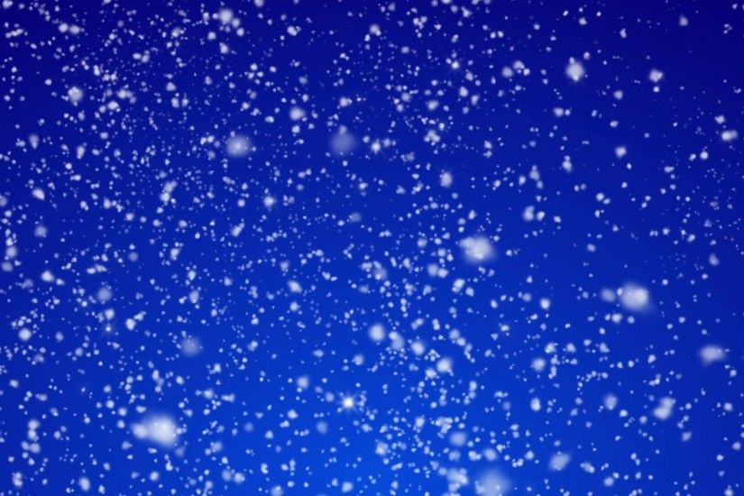'Glittering Snow / Blue Background' - Snow And Christmas Motion Background  Loop_SampleStill