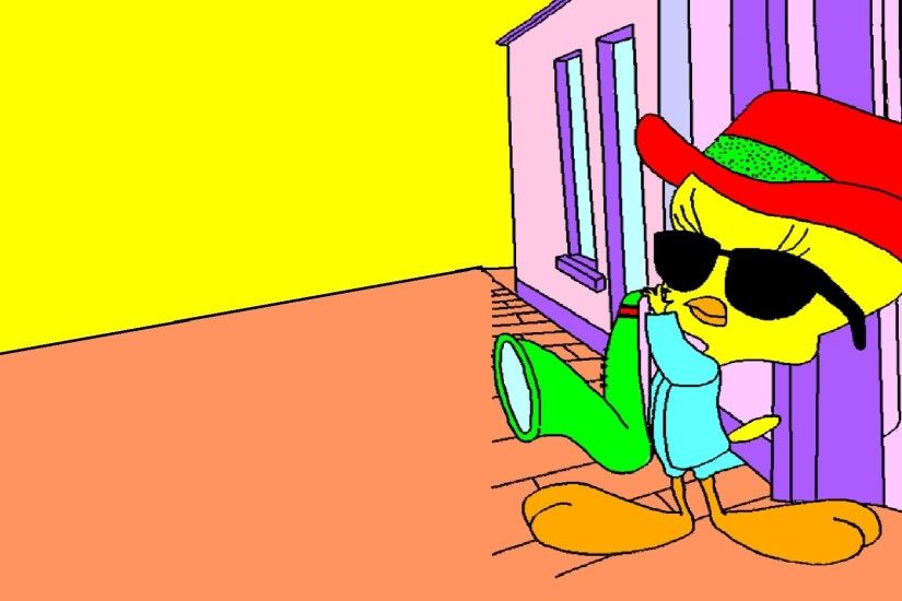 Tweety Bird Playing Saxofon - Cartoon Coloring Pages - Coloring Book -  YouTube
