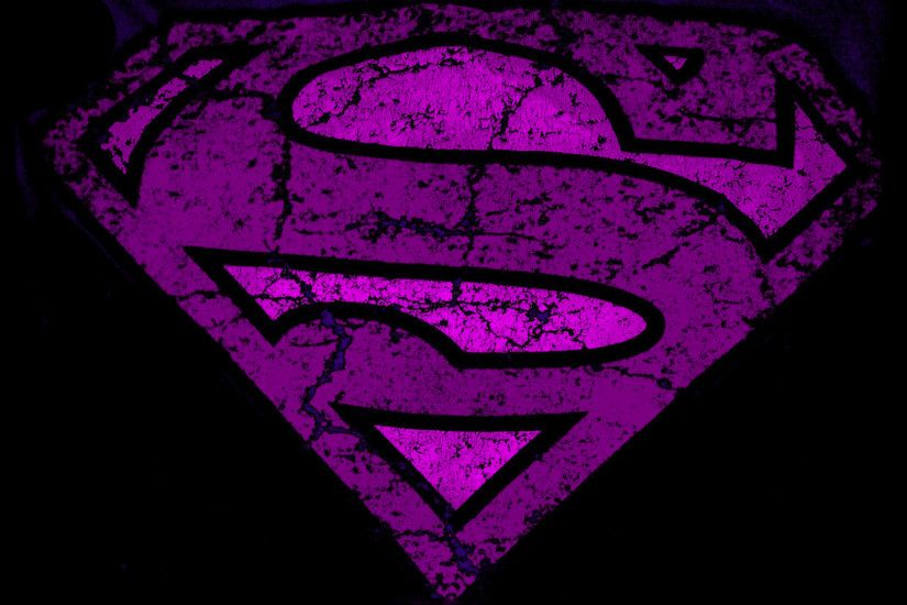 Purple superman logo