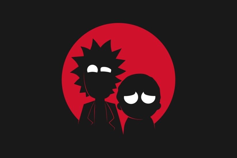 Rick and Morty images rick and morty adult swim minimalism black funny  cartoons 1920x1080 HD wallpaper and background photos