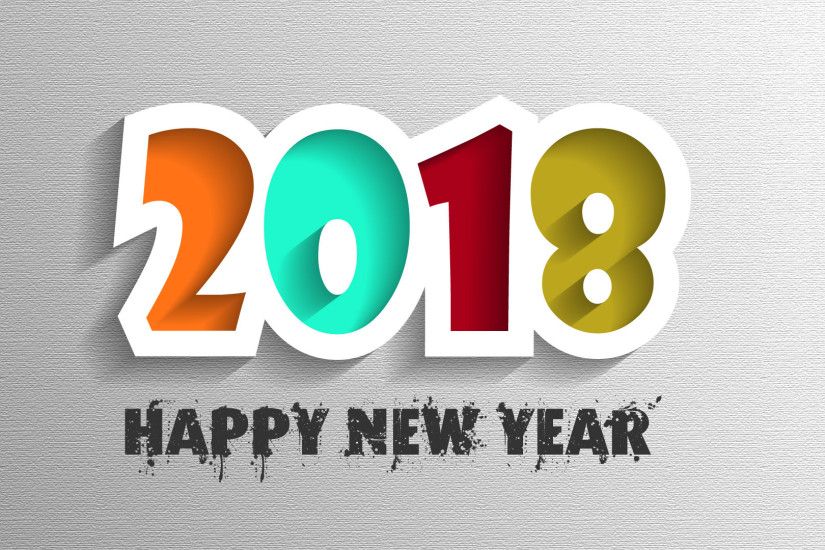 2018 Happy New Year Desktop Wallpaper 62291