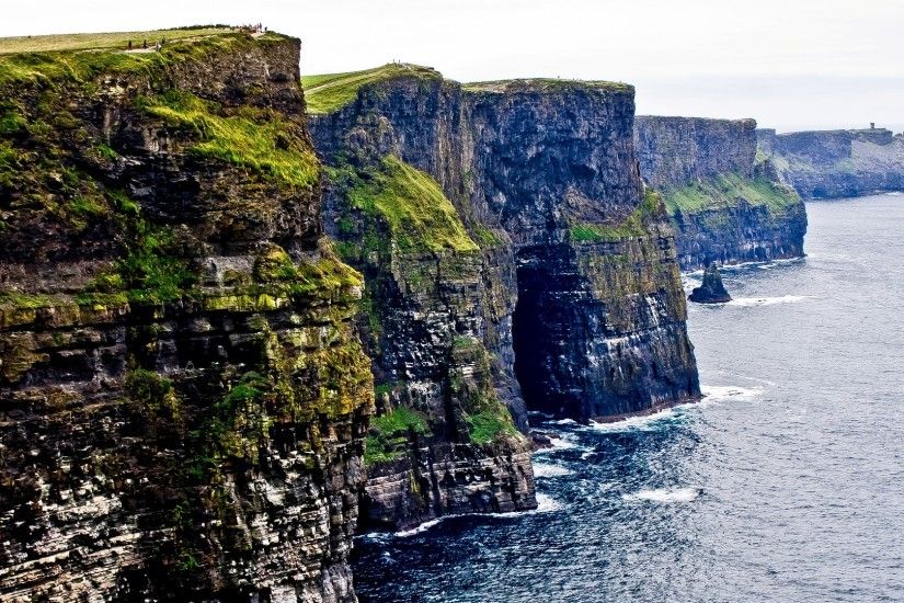 mobile background, cliffs, cliffs, galway, high definiton,  landscapes,download, nature, ireland, free background images, moher, of,  coastwater Wallpaper HD