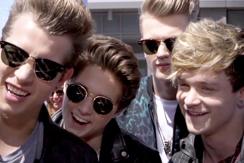 The Vamps for an interview, The Vamps
