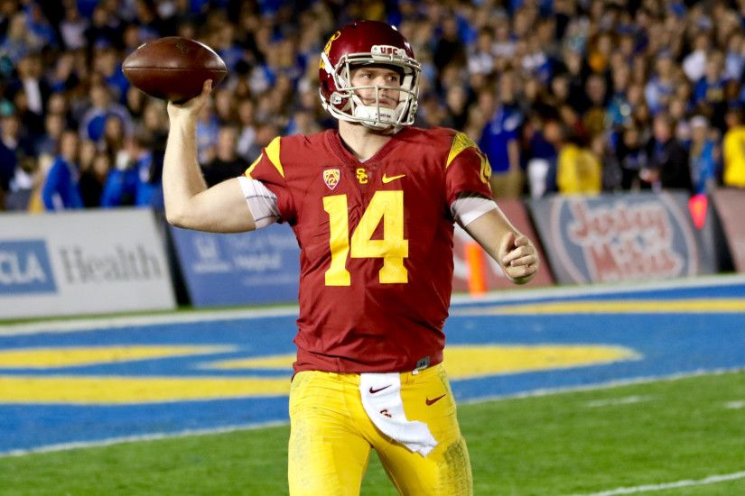 Sam Darnold reveals USC's depth at receiver by spreading the wealth - LA  Times