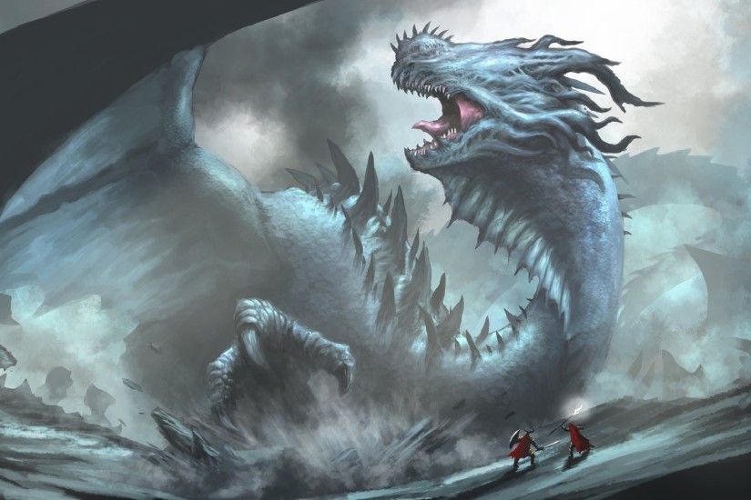 fantasy Art, Dragon, Warrior Wallpapers HD / Desktop and Mobile Backgrounds