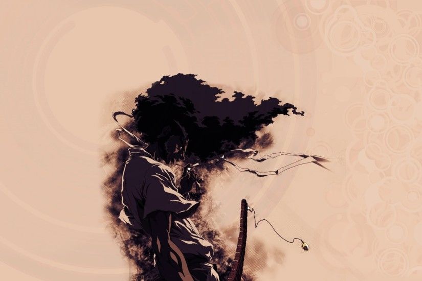 Afro Samurai Vector Art: Animated Samurai Illustration Afro Samurai  Wallpaper