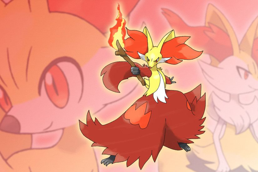 ... Braixen and Delphox Wallpaper by Glench