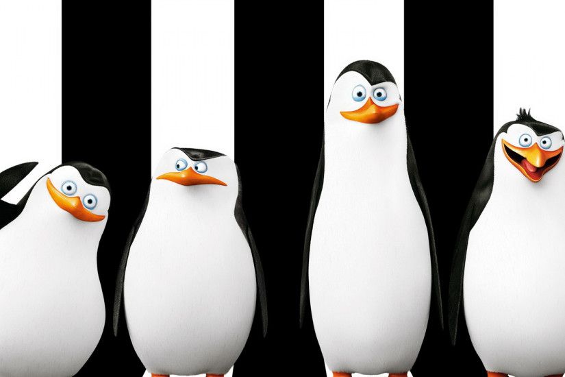 Preview wallpaper penguins of madagascar, skipper, kowalski, penguins, 2014  3840x2160