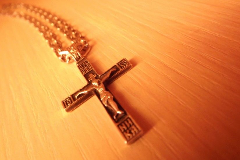 Preview wallpaper cross, chain, decoration, faith, orthodoxy 1920x1080