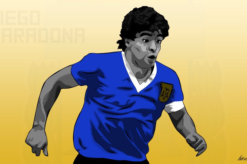 Diego Armando Maradona by BOArtt Diego Armando Maradona by BOArtt