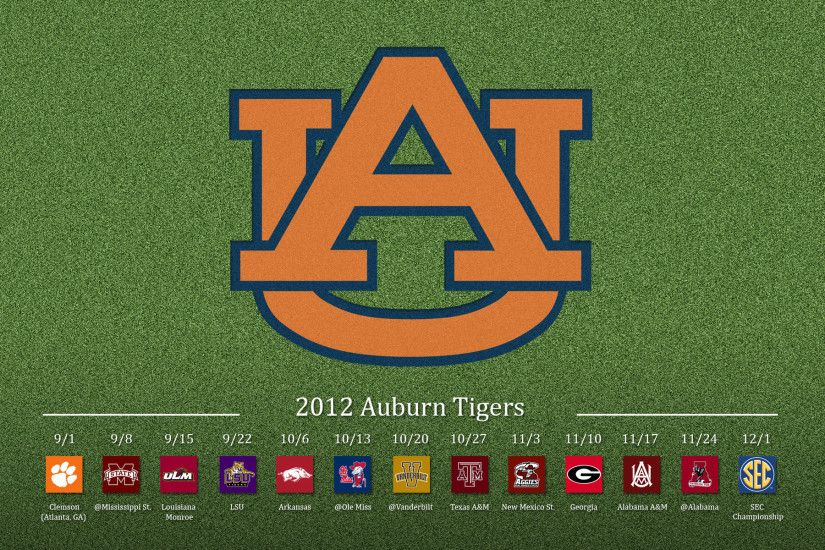 Yli tuhat ideaa: Auburn Football Schedule PinterestissÃ¤ .