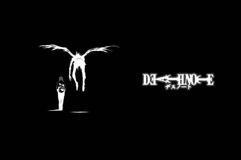 Death Note black and white Ryuk Yagami Light anime wallpaper | 1920x1080 |  218698 | WallpaperUP