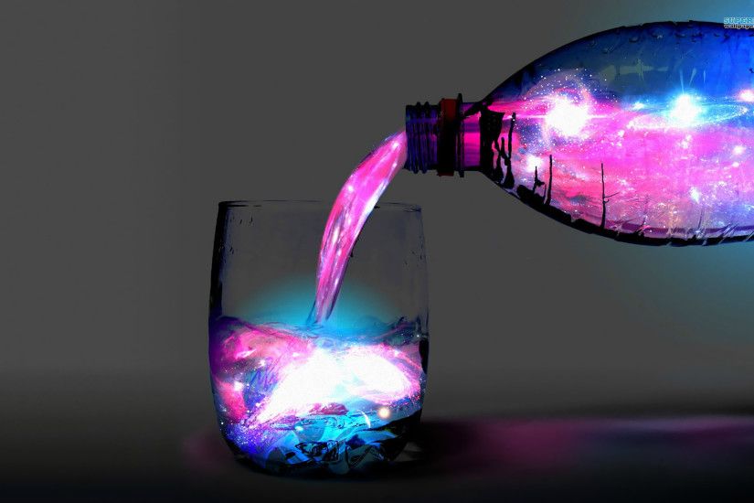 a glass of space star bottle fantasy 1920Ã1200 backgrounds hd wallpapers  download free windows wallpapers amazing colourful 4k artwork lovely  1920Ã1200 ...