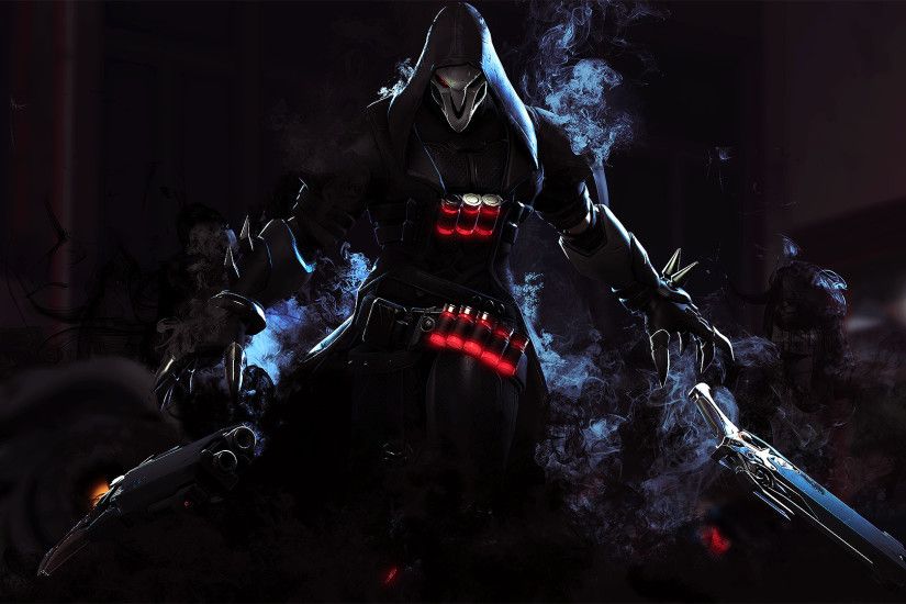 Noir Overwatch Reaper Sombre Â· Fond d'Ã©cran HD | ArriÃ¨re-plan ID:751070