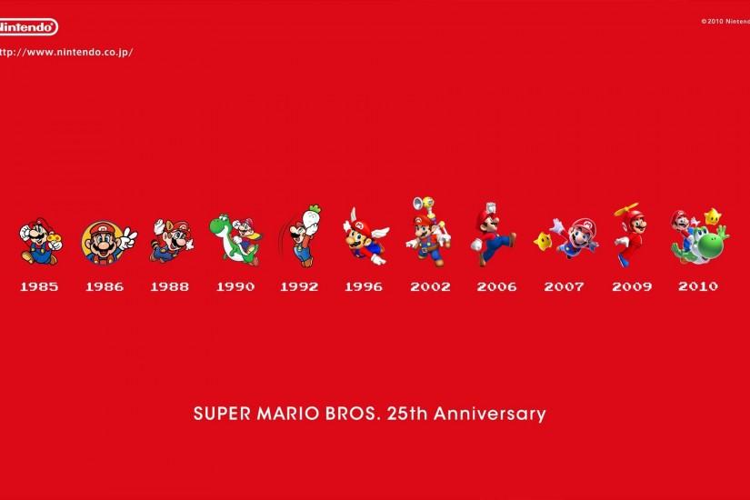 Mario Bros Nintendo Simple Background Super Bros.
