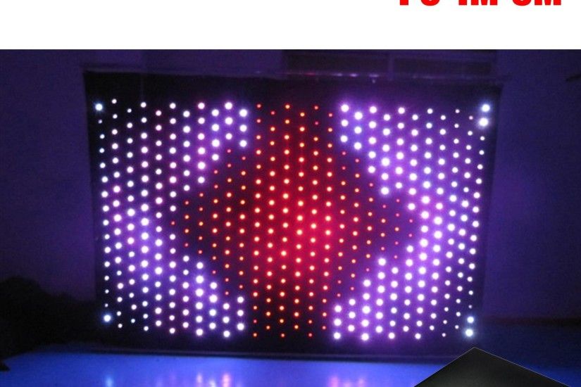 P9 4m*5m Pc Mode Led Video Curtain Dj Stage Background With Online Pc Dmx  Video Curtain Controller Wedding Backdrops Stage Led Led Stage Lighting  Packages ...