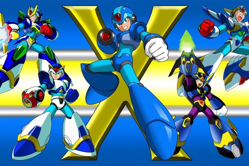 Mega Man X Armors wallpaper thumb