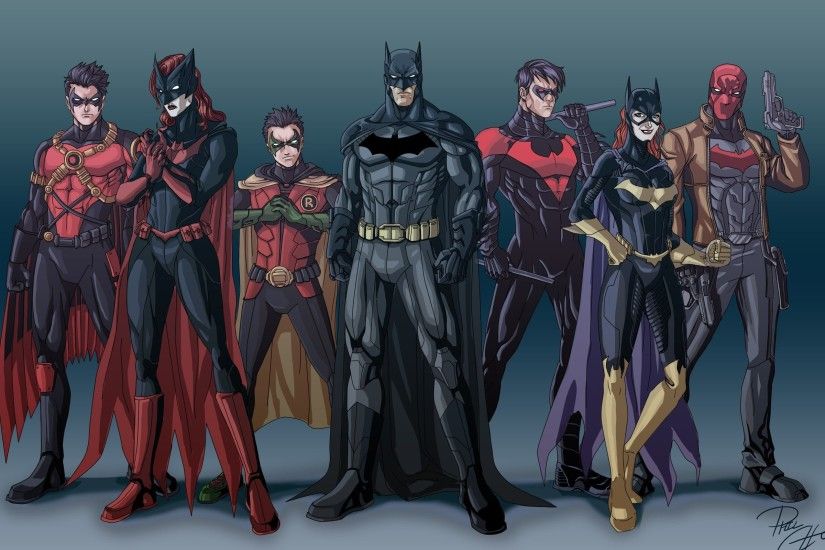 Artwork Batgirl Batman Batwoman Comics Dc Justice League Nightwing Red Hood  Robin Suit Superheroes