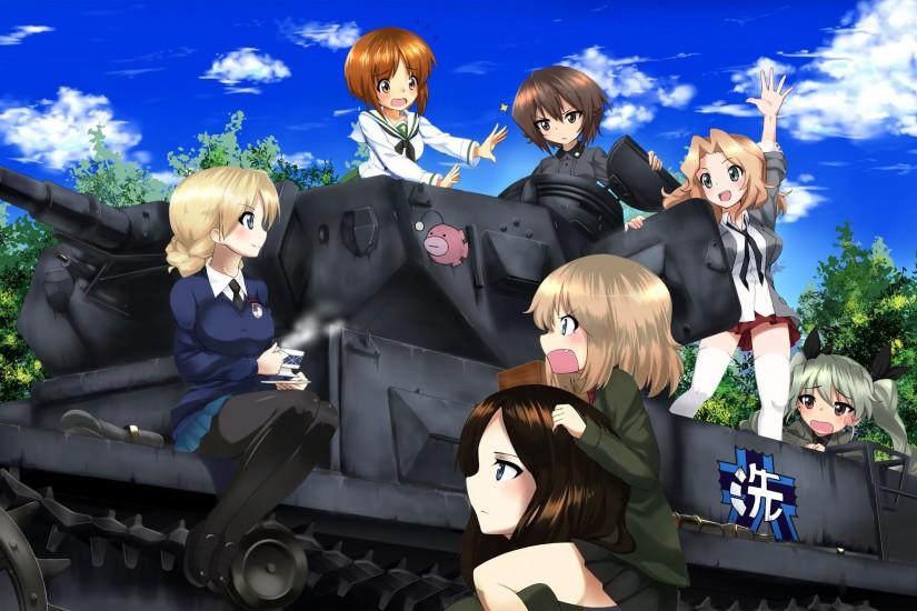 Girls und Panzer HD wallpaper