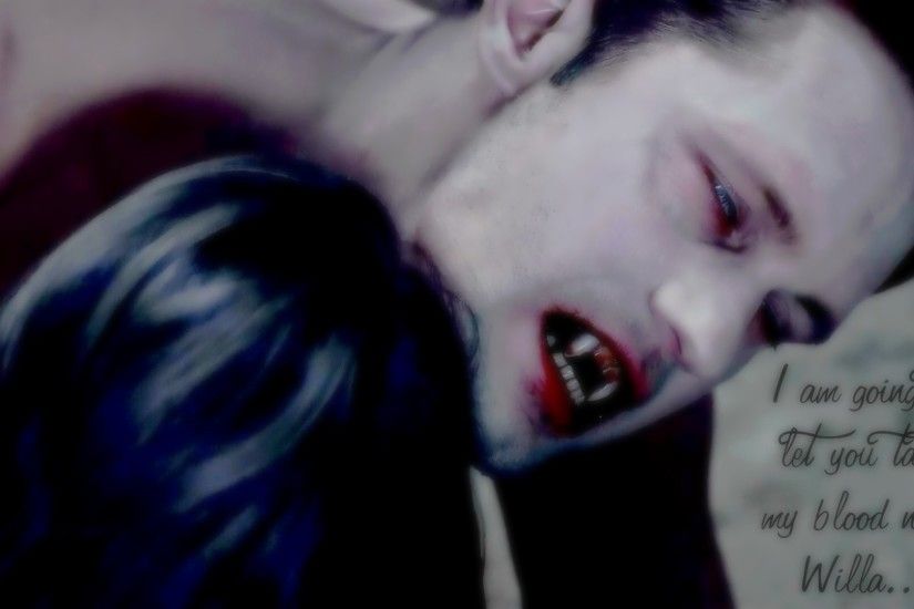 ... TRUE BLOOD: Eric Northman feeds Willa his blood by dimakosrou