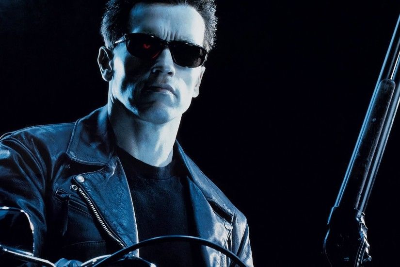Movie - Terminator 2: Judgment Day The Terminator Arnold Schwarzenegger  Wallpaper