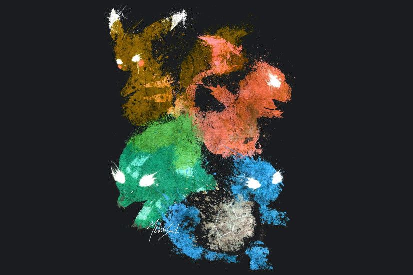 Video Game - PokÃ©mon Squirtle (PokÃ©mon) Bulbasaur (PokÃ©mon) Charmander  (PokÃ©mon)