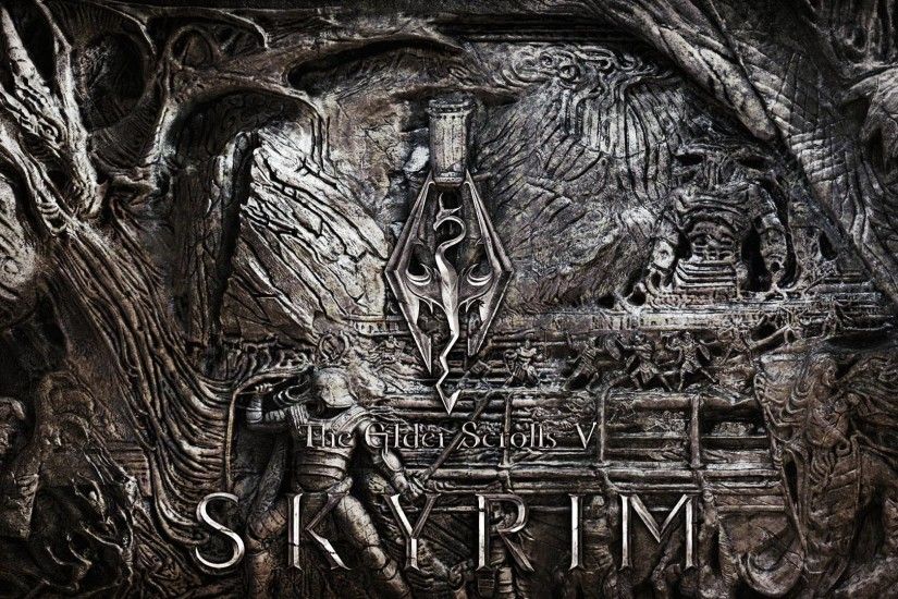 The Elder Scrolls V Skyrim Video Game Poster Wallpaper