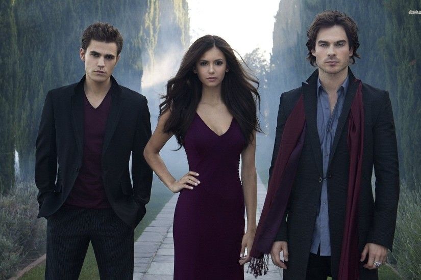 Stefan Elena Damon - The Vampire Diaries 720259 ...
