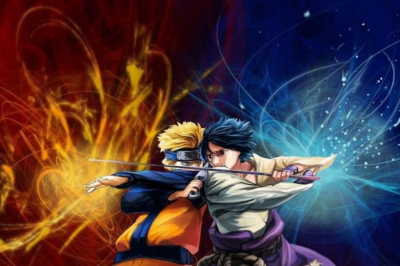 Anime - Naruto Naruto Uzumaki Sasuke Uchiha Wallpaper