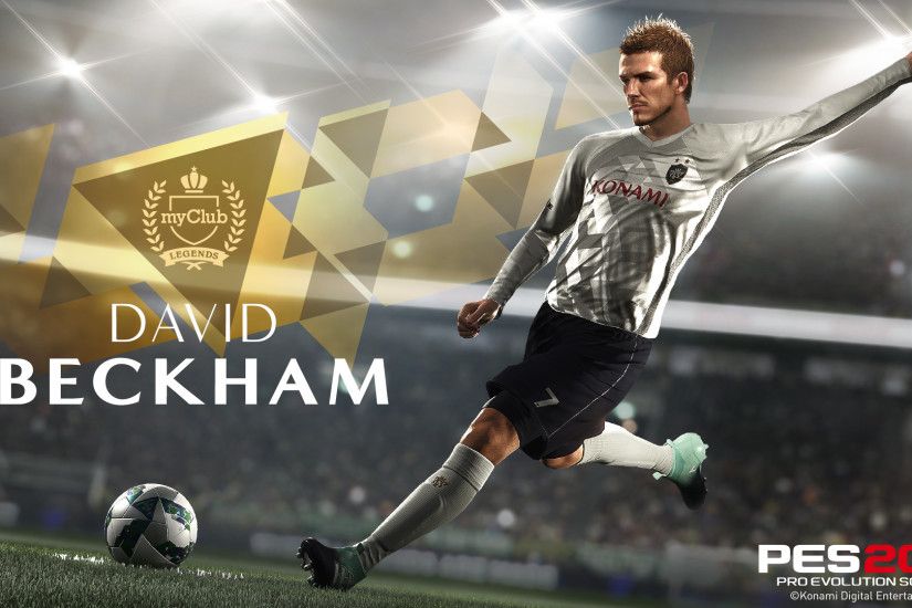 KONAMI sign exclusive deal with David Beckham!