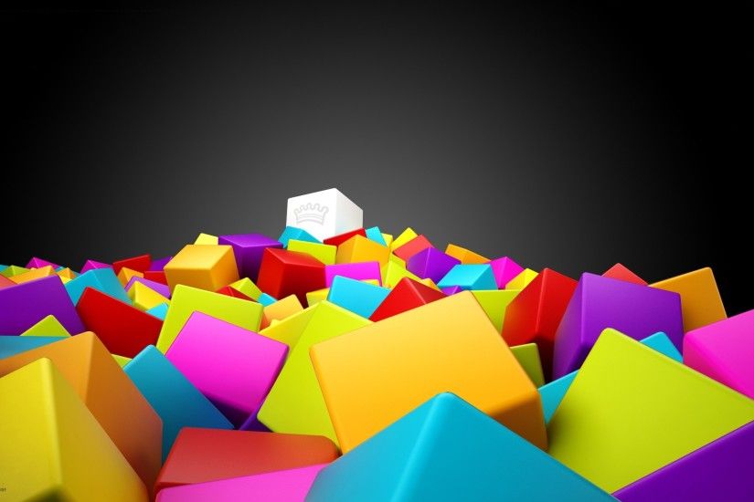 3D Colorful Squares