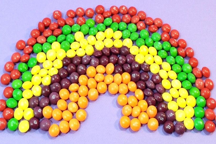 New Learn Colours with Skittles Candy Rainbow and Surprise Balls! Lesson 4