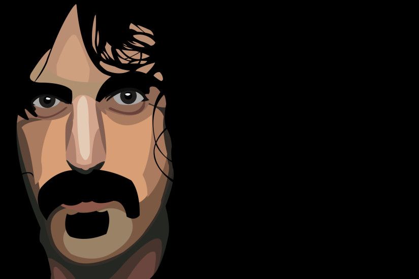 It's Frank Zappa Day! So I drew this wallpaper in Photoshop.