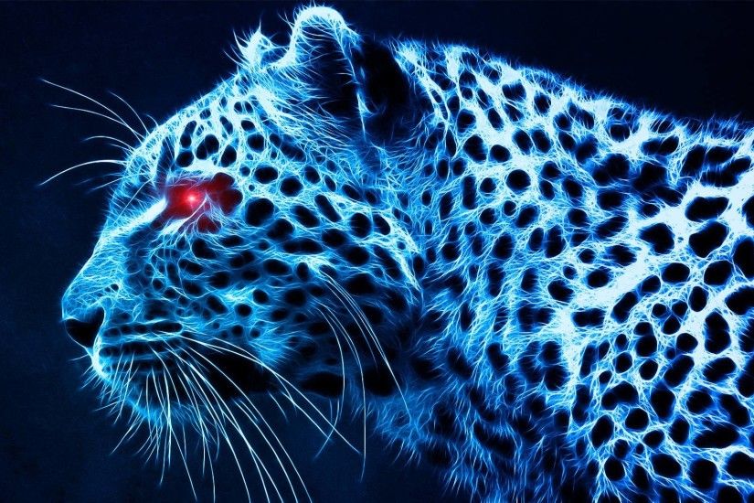Wallpapers For > Blue Tiger Wallpaper Hd