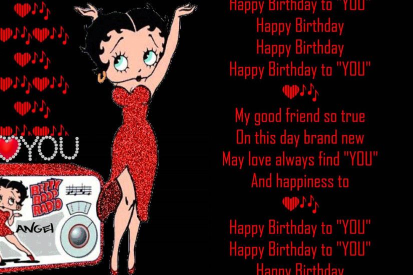 New Betty Boop Happy Birthday Images 3 Hd Wallpapers Buzz for Betty Boop  Happy Birthday Images