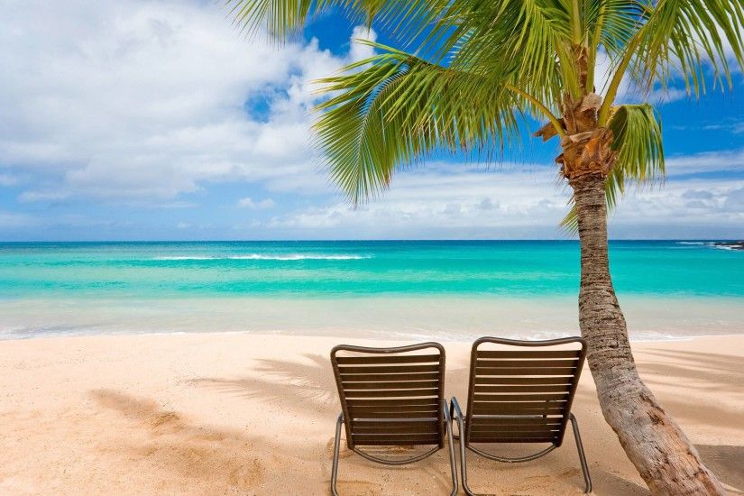 Tropical beach chair Wallpapers | Pictures