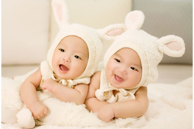 Cute Twin Babies