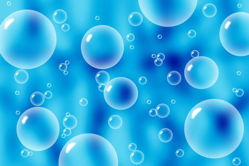 Bubbles On Blue Background Free Stock Photo - Public Domain Pictures