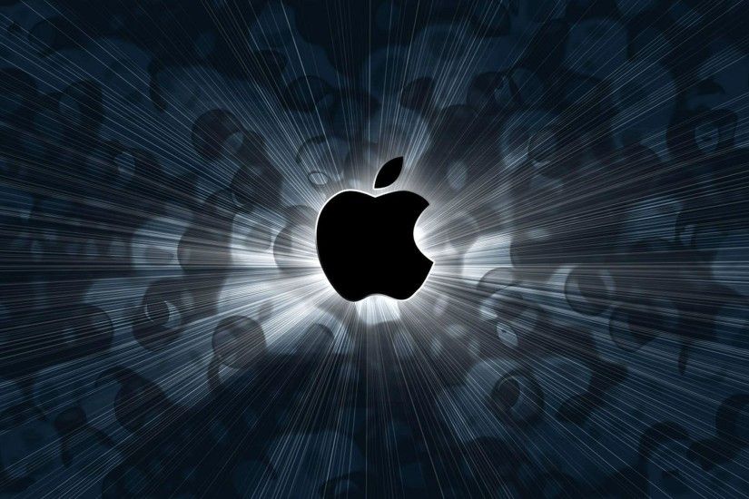 Black apple logo background of apple mac - Nice HD Wallpapers