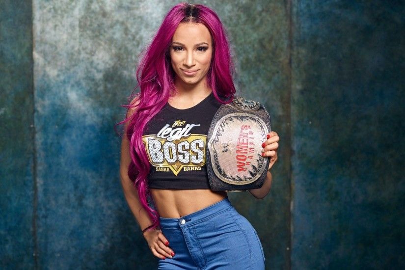 WWE Champion Sasha Banks HD Wallpapers