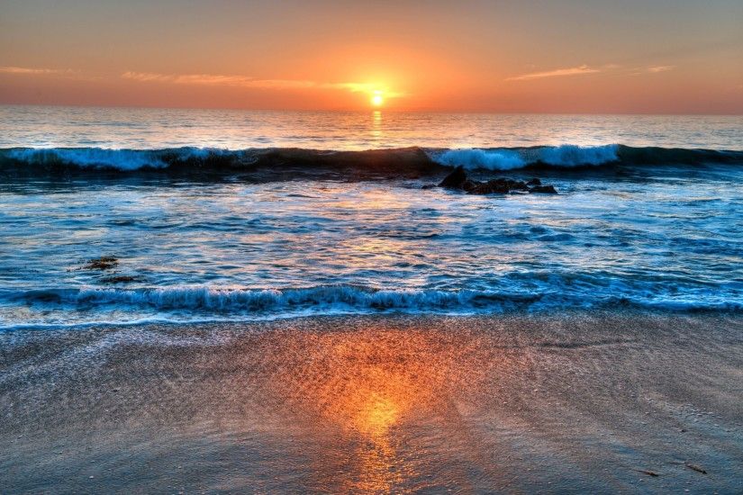 laguna beach california united states sky clouds sea sunset wave