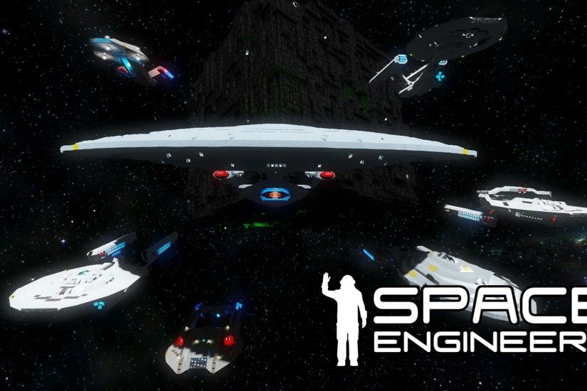 Space Engineers - The Federation Must Stop The Borg - Star Trek Last Stand
