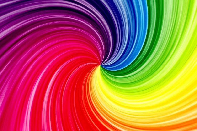 Bright colorful waves f wallpaper background
