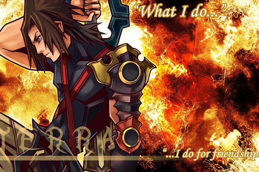 ... Terra Wallpaper - Kingdom Hearts by King-of-Craziness