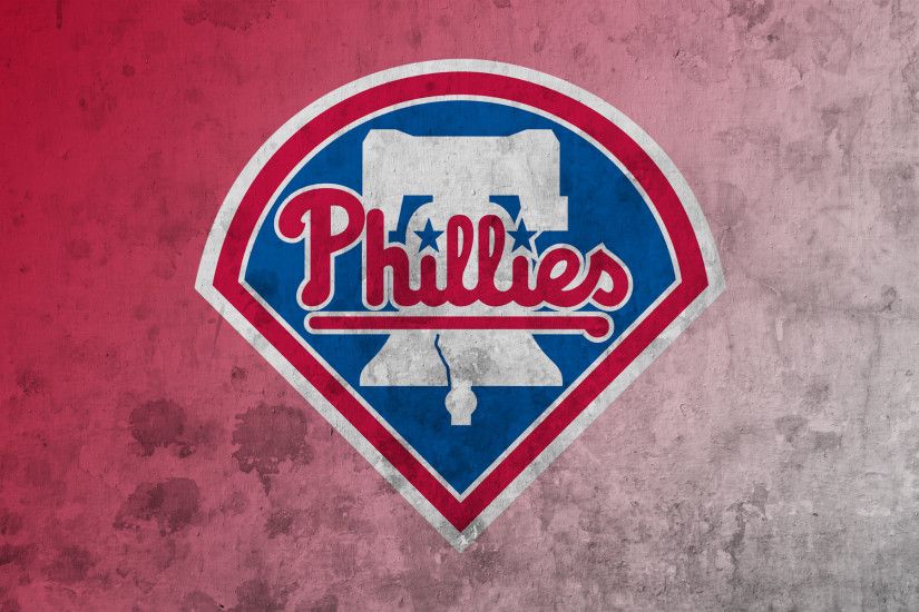 ... Phillies club logo on red and white ...