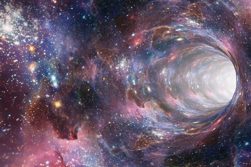 Wormhole Galaxy Wallpaper